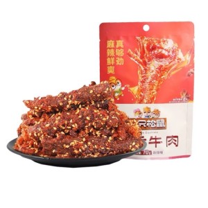 三只松鼠 蜀香牛肉 麻辣味 70g（50包/箱）25.1.19