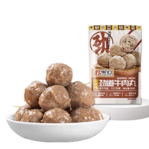 馋几口 即食牛肉丸 烧烤味 90g（约40包/箱）到期日24.12.1