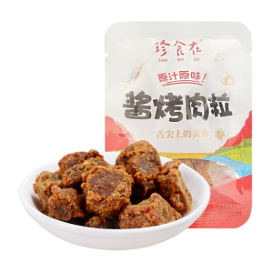 珍食在 烤肉粒 香辣味 约12.5g（约200包/箱）到期日25.5.16