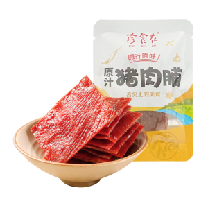 珍食在 猪肉脯 香辣 约12.5g（约200包/箱）到期日25.5.28