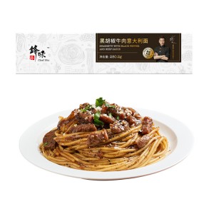  锋味派 黑胡椒牛肉意大利面 280.2g（25盒/箱）到期日25.4.14