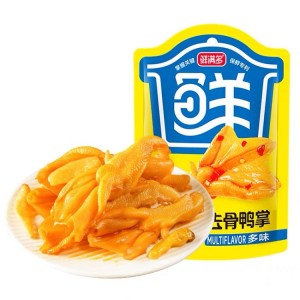 鲜满多去骨鸭掌 多味 60g（30包/箱）到期日25.1.15