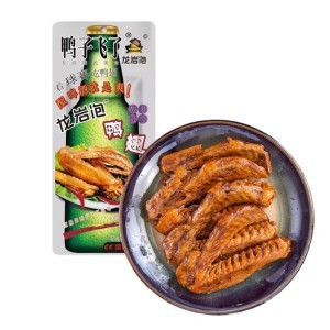 鸭子飞了 啤酒鸭翅 酸爽特辣味33g（30根/袋）到期日25.5.28