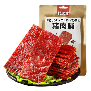 比比赞猪肉脯 炭烤味 100g（50包/箱）到期日25.3.9