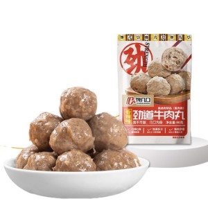 馋几口 即食牛肉丸 香辣 90g（约40包/箱）到期日24.12.6