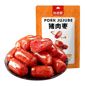 比比赞猪肉枣 原味 100g（50包/箱）到期日25.5.18