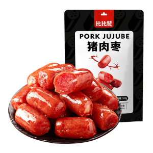 比比赞猪肉枣 黑椒味 100g（50包/箱）到期日25.5.14