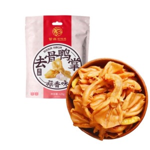 紫燕 去骨鸭掌 蒜香味 125g（20包/箱）到期日25.3.6