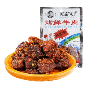 郑新初烤鲜牛肉 铁板味 40g（50包/箱）到期日25.12.4